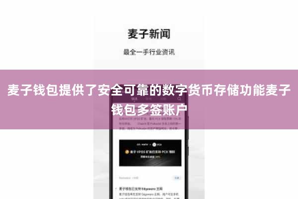 麦子钱包提供了安全可靠的数字货币存储功能麦子钱包多签账户