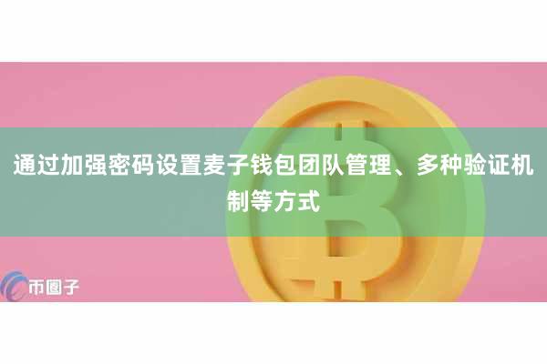 通过加强密码设置麦子钱包团队管理、多种验证机制等方式