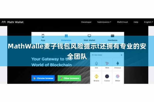 MathWalle麦子钱包风险提示t还拥有专业的安全团队