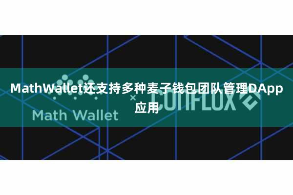 MathWallet还支持多种麦子钱包团队管理DApp应用