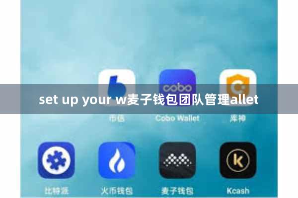 set up your w麦子钱包团队管理allet