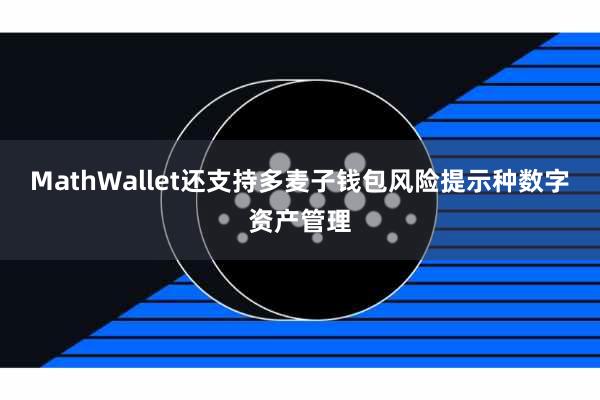 MathWallet还支持多麦子钱包风险提示种数字资产管理